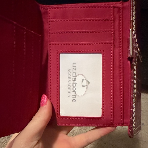 Liz Claiborne Crocodile-Embossed Wallet - Picture 6 of 9